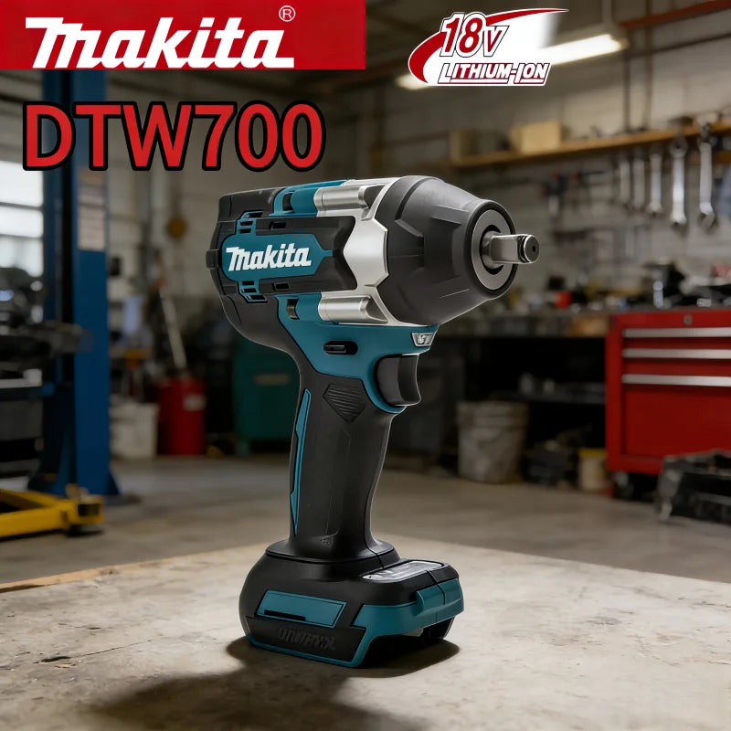 Makita tool set packaging with two tools and blue battery