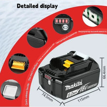 Close-up charger detail in black and blue packaging, dual-slot design