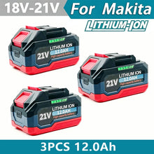 21V Lithium Ion Battery red and black 12.0Ah front view