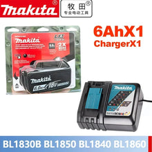 Makita tools in use with battery, work setting lifestyle photo