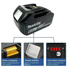 Makita 18V 6.0Ah battery set packaging marked official authorized