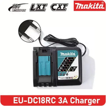 Makita 5Ah 18V battery delivery tips graphic, airplane icon in black and red