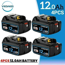 VIEDAKES 12Ah battery packaging, black/blue, high-capacity pack view