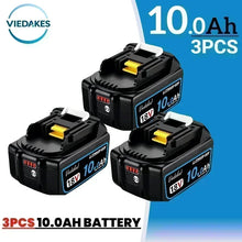 VIEDAKES 10Ah battery packaging, black/blue, high-capacity pack view