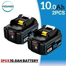 VIEDAKES 10Ah battery packaging, black/blue, high-capacity pack view