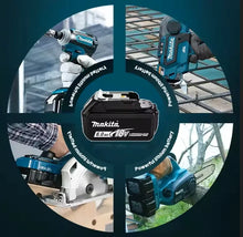Makita battery comparison, two black batteries shown side by side