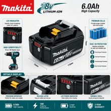 Makita DHW180 packaging, cordless pressure washer with attachments