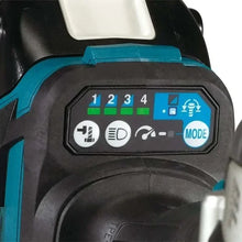 Makita DTW700 control panel detail with LED indicators and settings display