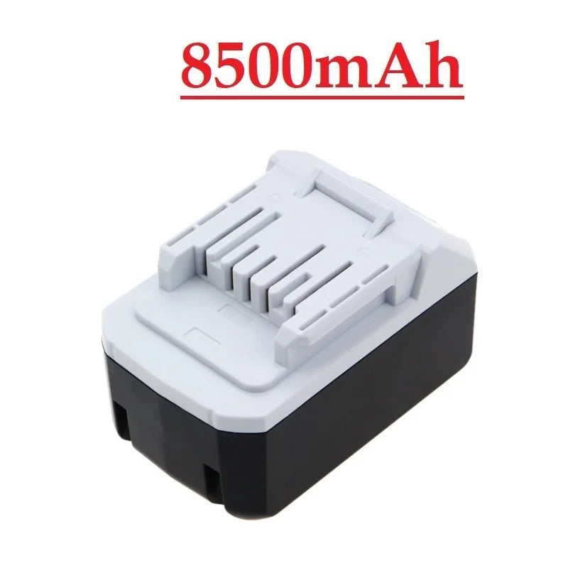 Makita 18V charger front view, 8500mAh capacity label