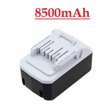 Makita 18V charger front view, 8500mAh capacity label