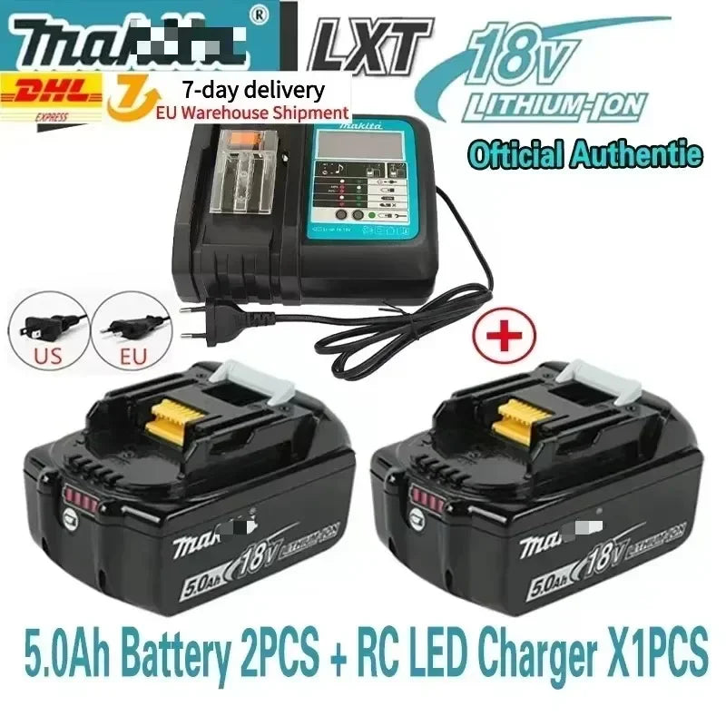 Makita battery safety technology detail showing smart protection features
