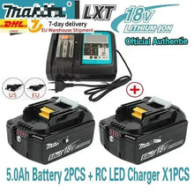 Makita battery safety technology detail showing smart protection features