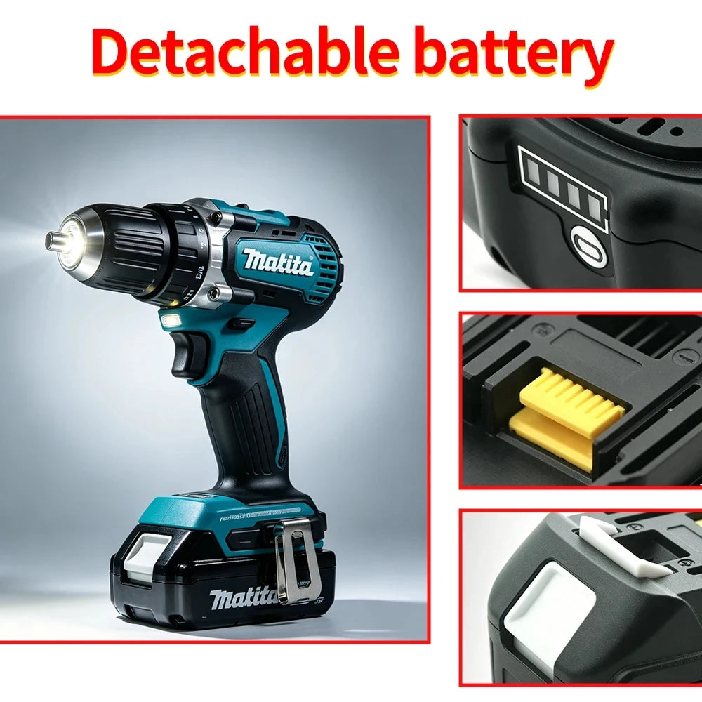 Makita 18V 6Ah battery box showing capacity and original branding