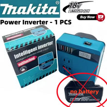 Makita 18V 6.0Ah battery pack packaging, 1 PCS branding in blue and black