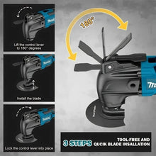 Makita DTM51 tool packaging front view with brand logo and product info