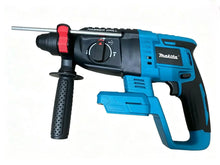 Makita DHR242 side view, ergonomic handle and function dial
