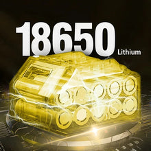 DeWALT 20V 6Ah lithium battery technology detail, yellow and black close-up