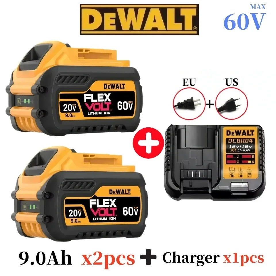 9.0Ah battery packaging, yellow and black, single unit