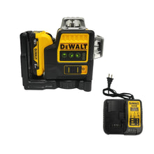 DEWALT DW089LG side view, easy-to-use laser level with strong light line