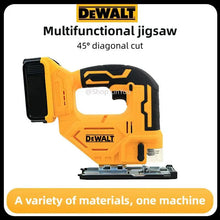 Dewalt 20V jig saw 47° angle cutting, yellow-black tool (other shot)