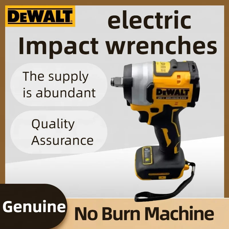 DEWALT DCF922 front view, yellow-black cordless impact wrench