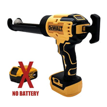 DEWALT multifunctional tools side view of yellow cordless drill with trigger handle