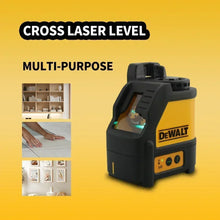 DW088CG laser accuracy multi-purpose packaging shot, black and yellow on solid color