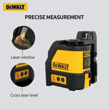 DW088CG precise measurement laser level, compact design on solid color