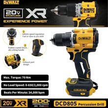 Dewalt 20V XR battery packaging, yellow and black drill set