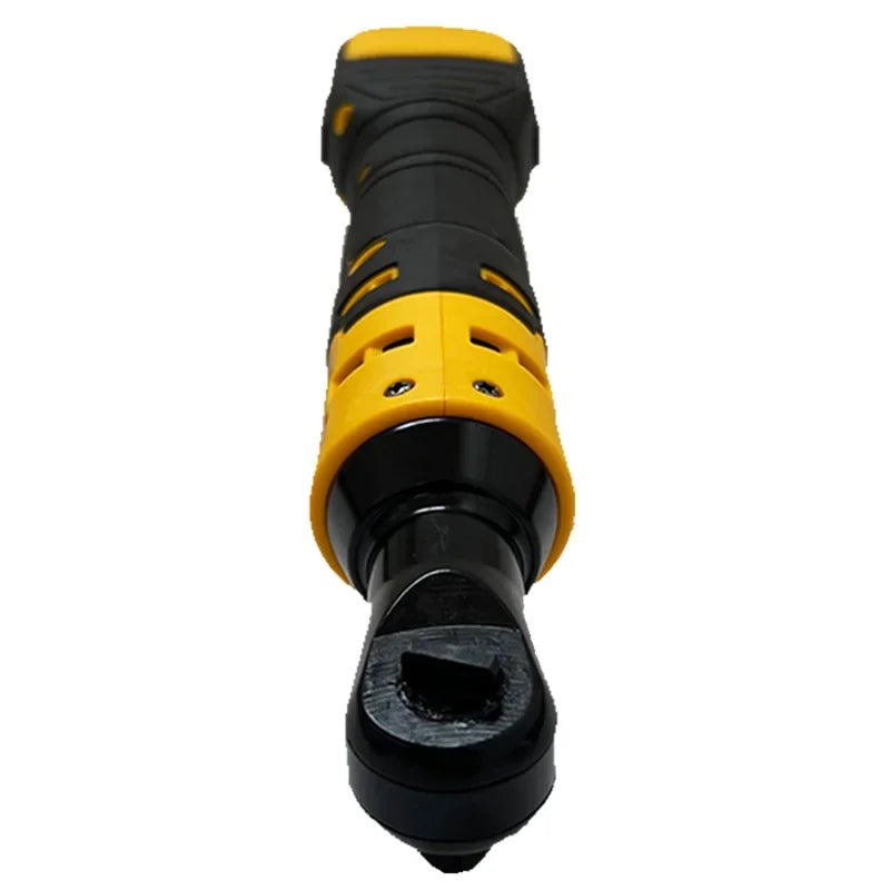 Dewalt DCF512 front view with LED light, yellow and black brushless tool