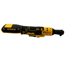 Dewalt DCF512 side view, brushless right angle wrench with LED light