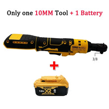 Dewalt tool and battery detail in yellow and black on white