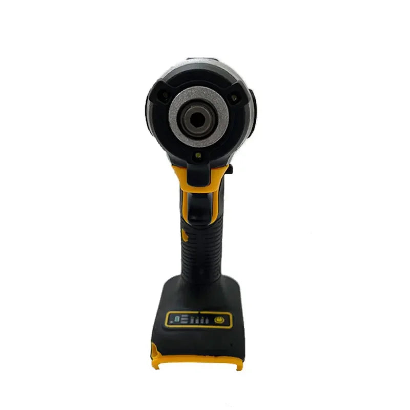 DEWALT DCF850 packaging shot with 20V battery details