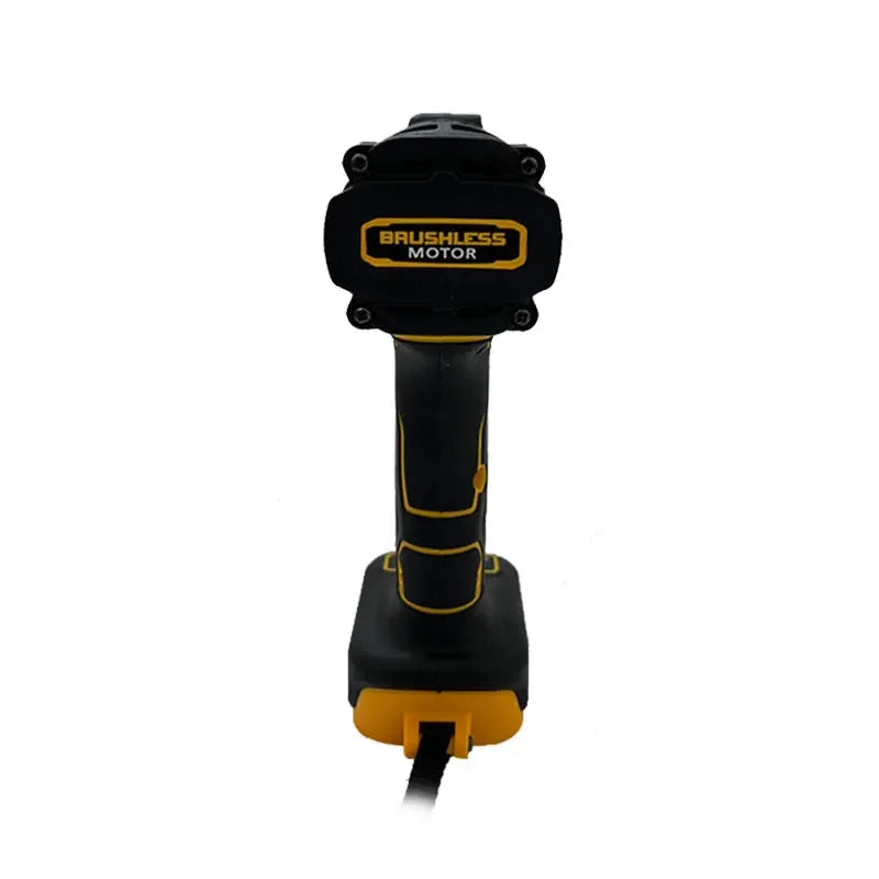 DEWALT DCF850 front view with LED light and rubber grip