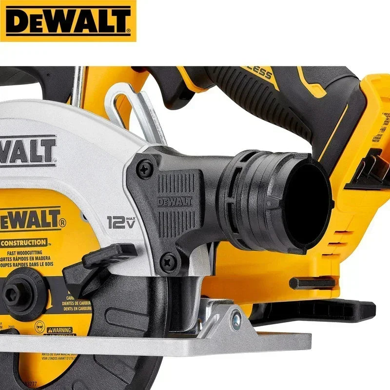 Dewalt DCS512 side view, ergonomic handle on white background