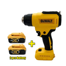 DEWALT brushless impact driver front view, compact yellow tool on white