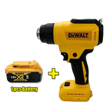 DEWALT brushless impact wrench front view, yellow set with multiple batteries