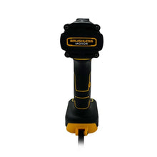 DEWALT DCF921 front view, yellow and black 1/2 inch impact wrench