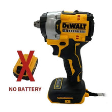 DEWALT DCF921 front view without battery in yellow, black, and silver