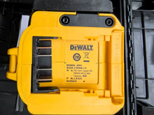 DEWALT DCD806 yellow tool case with sturdy design label