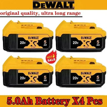 DeWALT FlexVolt 6.0Ah battery pack large-capacity packaging in yellow and black