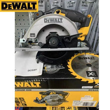 DEWALT DCS391 label detail close-up with safety information