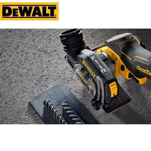 DEWALT DCS438B detail close-up of cordless grip handle and cutting disc