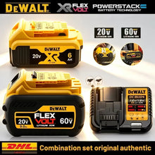 DeWALT 20V battery detail close-up in yellow and black, compact design