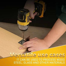 DeWalt DCF880 lifestyle shot, ergonomic handle on yellow and black wrench