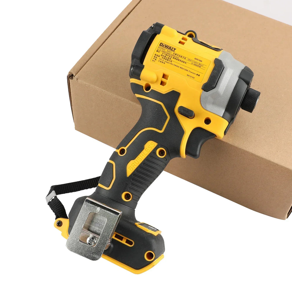 DeWalt DCF Old 850 side view, yellow and black brushless screwdriver