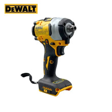 DEWALT DCF922 detail close-up showing LED light and variable trigger, yellow/black