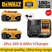 Dewalt 60V 9Ah two-battery packaging, yellow and black