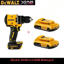 DEWALT DCD805 drill detail, variable speed control and rubber grip