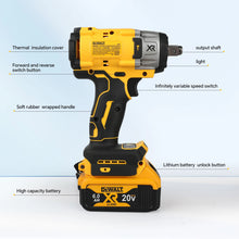 DEWALT DCF922 side view, compact yellow and black brushless impact wrench